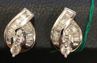 3/4cttw Diamond Earrings 