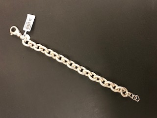 7" Sterling Silver Fancy Link bracelet 