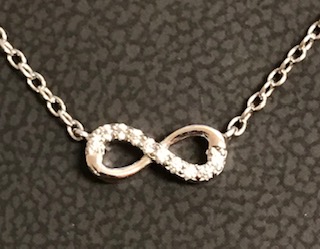 LaFonn .36TW CZ Infinity Necklace 