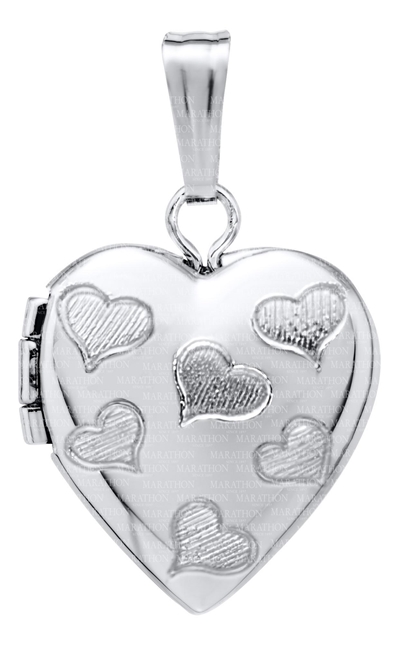 SS Baby Heart Locket Pendant Necklace 