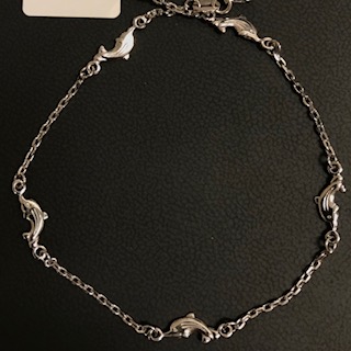 SS 9"+1" Dolphin Anklet 