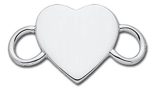 Convertible Engravable Heart Clasp 