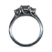 1.28CTW Three Diamond Engagement Ring - 01e781013