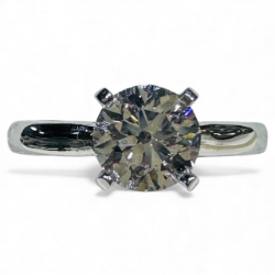 1.28ct Lab-Diamond Engagement Ring 