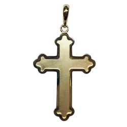 14k Cross Pendant 
