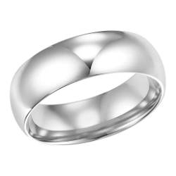 4mm 14k White Gold Band 