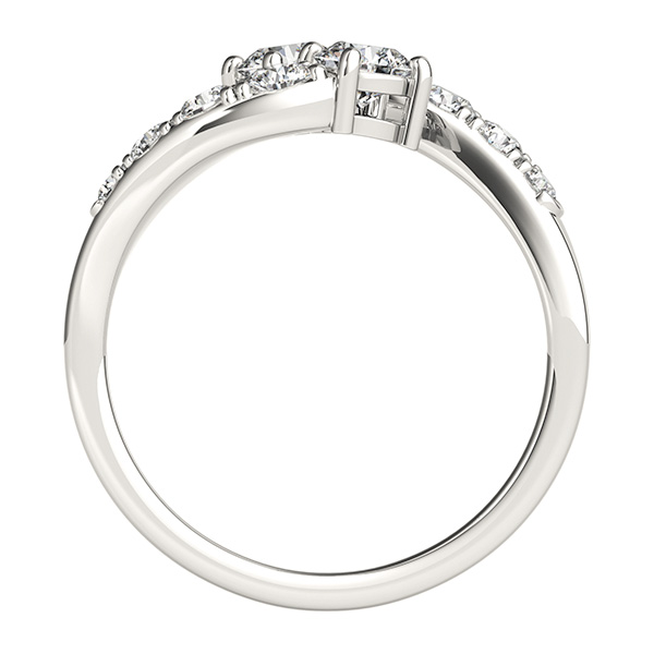 Roof Jewelers - Better Together 14k white gold Diamond Engagement Ring ...
