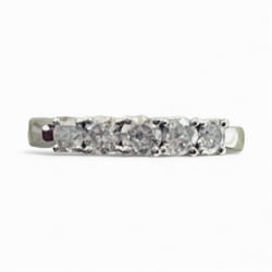 1ctw Five Diamond Band 