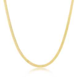 22" 14K Herringbone Chain 