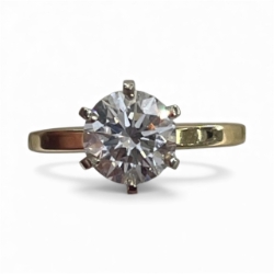 2ct Lab-Grown Diamond Engagement Ring 