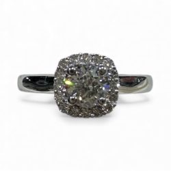 .62CTW Diamond Engagement Ring 