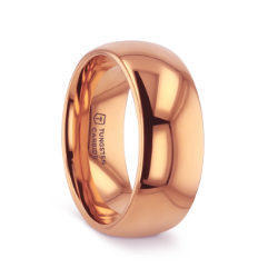 SOL - Rose Gold Plated Tungsten Band 