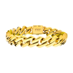 INOX GP Stainless Diamond Link Bracelet 