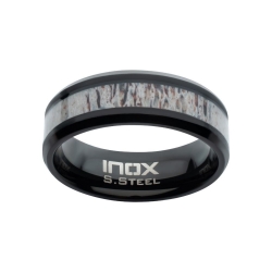 INOX Steel & Deer Antler Band 