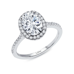 Lafonn 2.26ctw Oval Halo Ring 