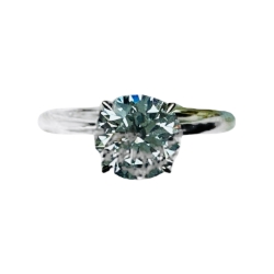 Lab Diamond Ring w/ Hidden Halo 