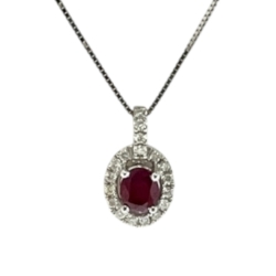 Ruby &amp; Diamond pendant. 