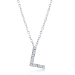 Sterling CZ Initials - 093 3596