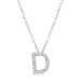 Sterling CZ Initials - 093 3596