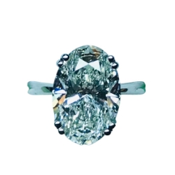 5ct Oval Lab Grown Diamond Solitaire 