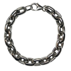 Sterling Bold Link Bracelet 