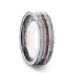 TRIPOLI - Titanium, Antler & Koa Wood Band - 04A 1065