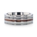 TRIPOLI - Titanium, Antler & Koa Wood Band - 04A 1065