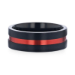 BLAZE - Black Titanium & Red Aluminum Band - 04A 1055