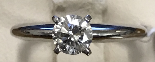 1/2ct Diamond Platinum Solitaire 