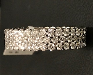 6ct Lab Grown Diamond Eternity Band 
