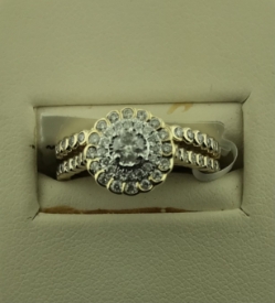 Ladies 10KY Gold Bridal Set 