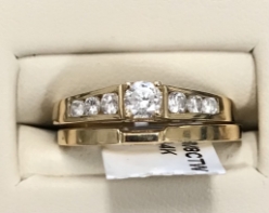3/8ctw Diamond Wedding Set 