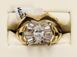 1.07ctw Diamond Wedding Set 