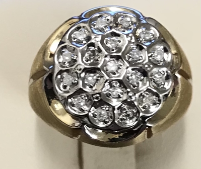 Gents Cluster Ring 