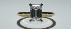 Lab Grown Emerald-Cut Diamond Solitaire 