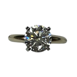 Solitaire Lab Grown Diamond Ring 