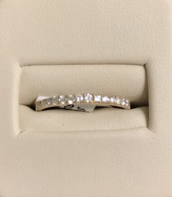 14K French Pave Band 1/3CTW 