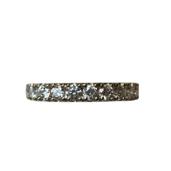 14K Yellow Gold Diamond Band 