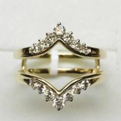 1/2CTW Diamond Insert Ring 