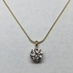 2ct Lab-Diamond Pendant 