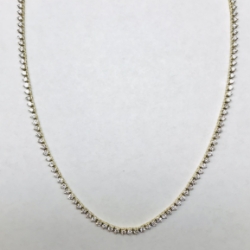 6ctw Lab-Diamond Tennis Necklace 
