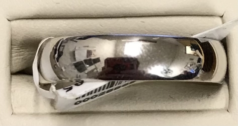 5mm 14k White Gold Band 