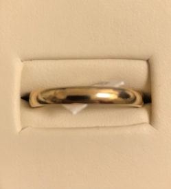 3mm 14ky Gold Band 