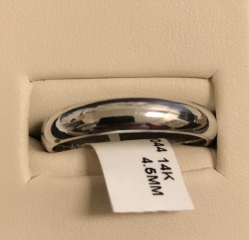 4.5mm 14KW Wedding Band 