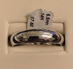 5.5mm 14KW Wedding Band 