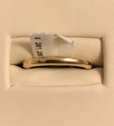 2.5mm 14KY Wedding Band 