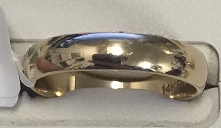 14KY Gold 4mm Band 