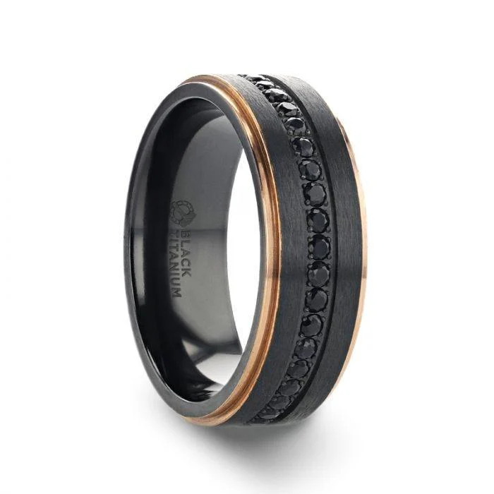 ASTRO - Black Titanium & Sapphire Band 