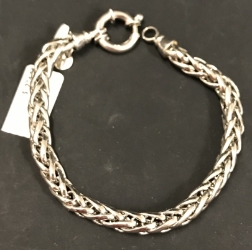 Sterling Fancy Link Bracelet 