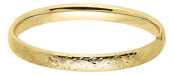 14k Gold Filled Floral Bracelet 